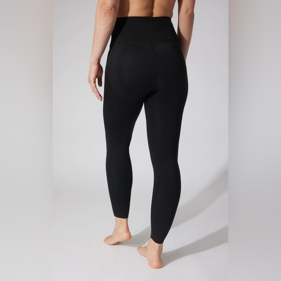 Women's High-Waist Black Leggings - Picture 3 of 16